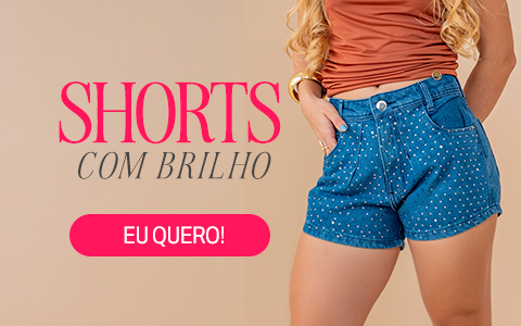 Shorts com Brilho